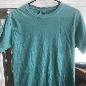 Turquoise small women’s t-shirt